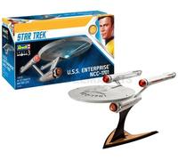 Revell GmbH 04991/4991 Revell 04991 4991 1:600 U.S.S. Enterprise NCC-1701 (Tos) - Kit de Modelo de plástico Star Trek James Kirk, Multicolor, 1/600