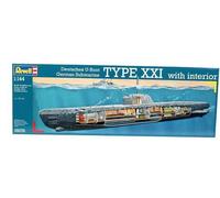 REVELL 05078 1/144 German Submarine Type Xxi Con Interior (Civil Ships )