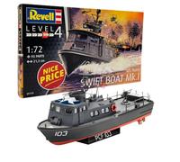 Revell 05176 Scale, Azul Marino de EE. UU US Navy Swift Boat MK.I-Kit de Modelo a Escala 1:72, Color sin barnizar