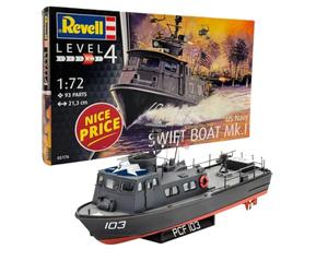 Revell 05176 US Navy Swift Boat MK.I - Kit de Modelo de plástico sin Construir/sin Pintar a Escala 1:72