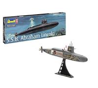 Revell Kit plástico 05185 S.S.B. Abraham Lincoln escala 1:253 con interior sin construir/sin pintar