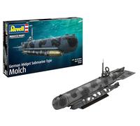 Revell 05187 German Midget Submarine Type Molch escala 1:72 - Kit de modelo de plástico sin construir/sin pintar