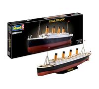 Revell 05497 R.M.S. Titanic (sistema de clic) escala 1:600 sin construir, precoloreado, clic a juego (sin pegamento), kit de modelo de plástico