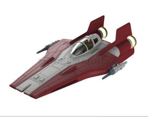 REVELL 06759 1/44 Star Wars Build & Set de Juegos Resistance a-Wing Fighter, Red