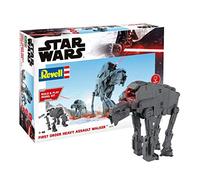 Revell Build & Play 06772 First Order Heavy Assault Walker, 1:164 Star Wars Modellbausatz für Einsteiger zum Stecken und Spielen, Mehrfarbig