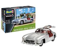 Revell 07657 Mercedes Benz 300 SL Model Kit 1:12 Scale, Color sin Pintar (RV07657)
