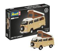 Revell 07676 VW T2 Camper (Sistema de Clic) Escala 1:24 sin Construir/precolor/Click-Together (sin Pegamento) Kit de Modelo de plástico