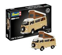Revell 07676 VW T2 Camper (Sistema de Clic) Escala 1:24 sin Construir/precolor/Click-Together (sin Pegamento) Kit de Modelo de plástico