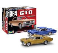 Revell 14574 1964 Pontiac GTO 2'N1 escala 1:24 104 piezas Nivel de habilidad 4 Kit de construcción de modelo