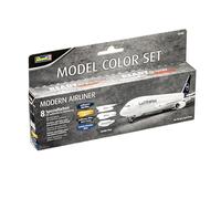 Revell 36203 Model Color - Modern Airliner - 8 Pinturas acrílicas de 17 ml