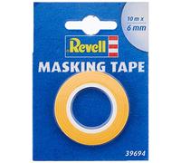 Revell Masking Tape, Longitud 10 Metros Cinta de carrocero (6mm), Color Amarillo, 6 mm (39694)