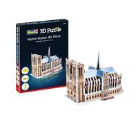 Revell 3D Puzzle- Notre-Dame Cathedral, The Heart of Paris Descubre el Mundo en 3D, diversión para jóvenes y Mayores, Color Coloreado (00121)