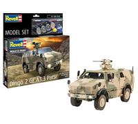 Revell 63370 - Juego de modelos Dingo 2 GE A3.3 PatSi escala 1:35, kit de modelo de plástico sin construir con accesorios