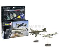 REVELL 63770 1/144 Set De Modelo Messerschmitt Bf109E & Junkers Ju87B