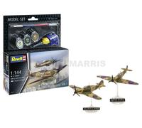 REVELL 63771 1/144 Set De Modelos Spitfire Mk.Ia Y Hurricane Mk.I