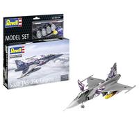 Revell 63776 Saab JAS-39C Gripen Escala 1:72 Kit de modelo de plástico sin construir/sin pintar con accesorios