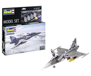 Revell 63776 Saab JAS-39C Gripen Escala 1:72 Kit de modelo de plástico sin construir/sin pintar con accesorios