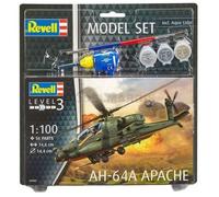Ah-64a Apache Helicóptero Set 1:100 Plástico Modelo Kit Revell