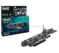 REVELL 65187 1/72 Set De Modelo Submarino Enano Alemán Tipo Molch