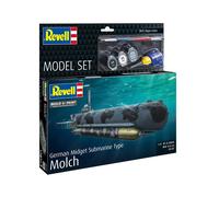 Revell 65187 - Set De Modelo 1/72 Submarino Enano Alemán Tipo Molch - Nuevo