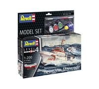 REVELL 65812 1/200 Modelo Set Search & Rescue Vessel Hermann Marwede