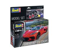 REVELL 67714 1/25 Set De Modelo Corvette C8 Coupé