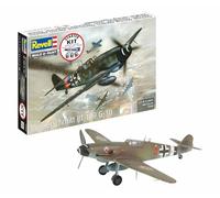 Revell 74160 - Kit de iniciación Messerschmitt Bf 109 G-10 escala 1:72, kit de modelo de plástico sin construir con accesorios