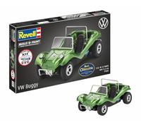Revell 77682 - Kit de iniciación para VW Buggy escala 1:32, kit de modelo de plástico con colores básicos de pintura, pegamento de modelo y pincel