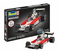 Revell 77739 Surtees TS16/03 - Kit de maqueta de plástico con colores básicos de pintura, pegamento y pincel