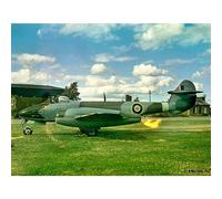Revell Ag (Germany)-Gloster Meteor Maqueta Fiel, Color sin Pintar. (03830)