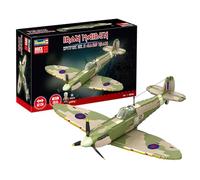 Revell Brick System 00962 Iron Maiden Spitfire MK.II Aces High - Kit de Modelo de ladrillo - Escala 1:18 sin Construir, 52.5 cm de Longitud, más de 2.500 Piezas, Incluye Figura de Eddie, Soporte de