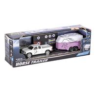 Revell Control 23567 Mini Coche a Control Remoto con Remolque de Caballo, con Control preciso de 2,4 GHz, Escala 1:64, 14 cm de Longitud, Color Blanco