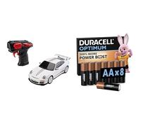 Revell Control Porsche 911 GT3 RS RC, 1:24, LED, 8+ años, & Duracell Optimum AA 8 Unidades, Power Boost