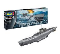 REVELL ESCALAS VARIOS KIT SUBMARINO ALEMÁN TIPO IX C/40 U190 COCHE