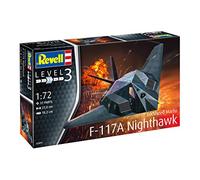 Revell-F-117, Stealth Fighter Maqueta Avión de Guerra, 10+ Años, Color Negro, 1:72 Scale (03899)