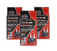 Revell Fix-Kit Repair Powder-3 Paquete Para Acero, Metal, Plástico, Hormigón
