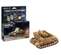 Revell Flakpanzer IV Möbelwagen 63363 - Juego de modelo Flakpanzer IV Möbelwagen de 3,7 cm, escala 1:72, kit de modelo de plástico sin construir con accesorios