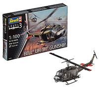 Bell UH-1H Gunship Helicóptero 1:100 Plástico Modelo Kit Revell