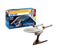 Revell GmbH 04991/4991 Revell 04991 4991 1:600 U.S.S. Enterprise NCC-1701 (Tos) - Kit de Modelo de plástico Star Trek James Kirk, Multicolor, 1/600