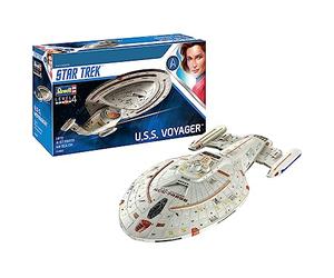 Revell GmbH 04992/4992 Revell 04992 4992 1:670 U.S.S. Voyager NCC-74656 Star Trek James Kirk, Kit de Modelo de plástico, Multicolor, 1/670
