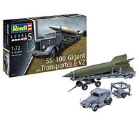 Revell GmbH Revell 03310 3310 1:72 SS-100 Gigant, Transporter & V2 - Kit de Modelos de plástico para misiles, Multicolor, 1/72