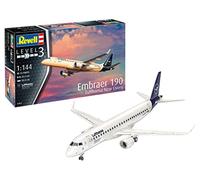 Revell GmbH Revell 03883 3883 1:144 Embraer 190 Lufthansa New Livery Plastic - Kit de Modelo, Multicolor, 1/144