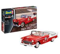 Revell-1955, Escala 1:25 Chevrolet 55 Chevy Indy Pace Car Kit de Modelos de plástico, Multicolor, 1/25 (Revell 07686 7686)
