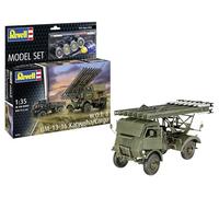 Revell Juego 63338 W.O.T. 8 BM-13-16 Katyusha/Cargo 1:35 Escala sin Construir/sin Pintar Kit de Modelo de plástico con Accesorios