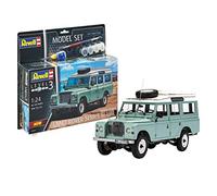 Revell Juego de Modelo 67047 Land Rover Series III LWB Station Wagon Escala 1:24, Kit de Modelo de plástico sin Pintar/sin Pintar con Pegamento Profesional Contacta, Pincel y Pinturas de Color