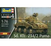 Revell Kit Sin Montar Carro Blindado Sd Kfz 234/2 Puma 1/76 RV3288
