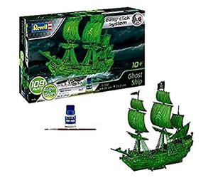 Revell Maqueta de Barco Pirata 05435 1:150, Sistema Click Easy, Sin Pintura ni Pegamento, Multicolor