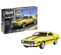Revell Modelismo I '70 Shelby Mustang GT500 I Kit de construcción I Escala 1:25 I 120 piezas I Juego de manualidades a partir de 12 años I Modelo detallado I Coche deportivo I Auténtica réplica