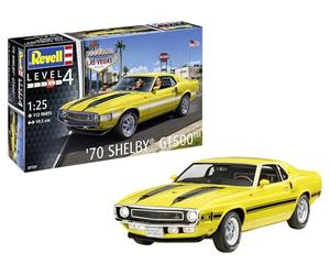 Revell Modelismo I '70 Shelby Mustang GT500 I Kit de construcción I Escala 1:25 I 120 piezas I Juego de manualidades a partir de 12 años I Modelo detallado I Coche deportivo I Auténtica réplica