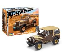 Revell Monogram 14547-77 Jeep CJ-7-1:24 Escala - Kit de modelo de plástico sin construir/sin pintar, marrón dorado